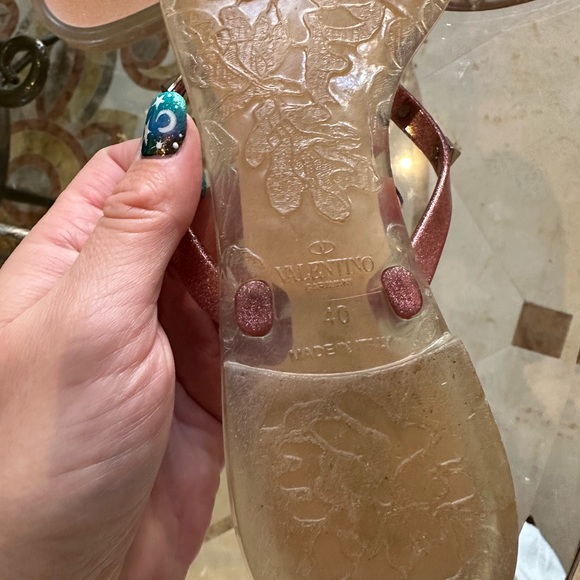 Valentino rockstud flip flops - Picture 2 of 3